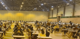 Hasta 3.155 personas se han examinado este domingo de Auxiliar Administrativo en Sevilla