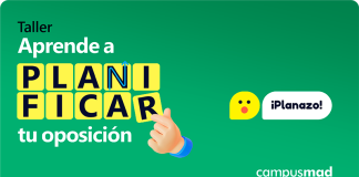 Aprende a planificar tu oposición: ¡taller gratuito!
