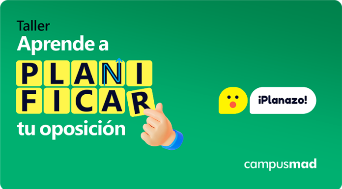 Aprende a planificar tu oposición: ¡taller gratuito!
