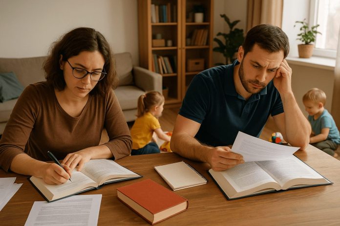 Opositar con hijos